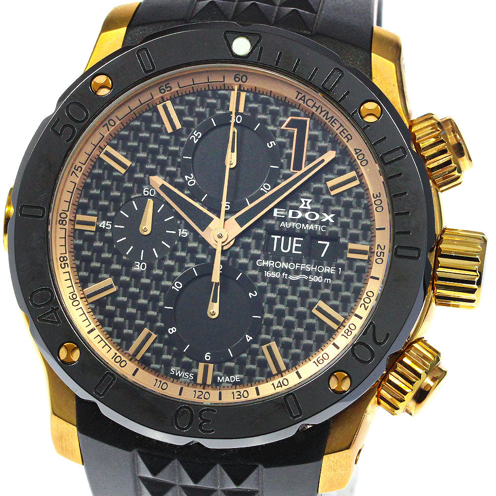 EDOX Chrono Offshore 1 01122-37R-NIR1-S Day date Automatic Men's Watch_763995