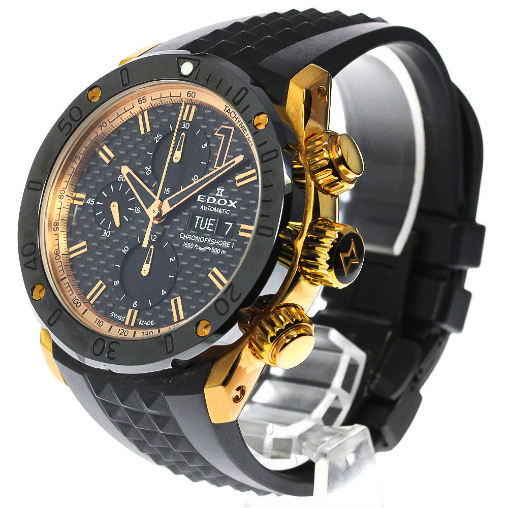 EDOX Chrono Offshore 1 01122-37R-NIR1-S Day date Automatic Men's Watch_763995