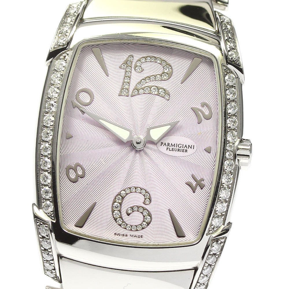 PARMIGIANI FLEURIER Carpadonna Side diamond purple Dial Quartz Ladies_764457