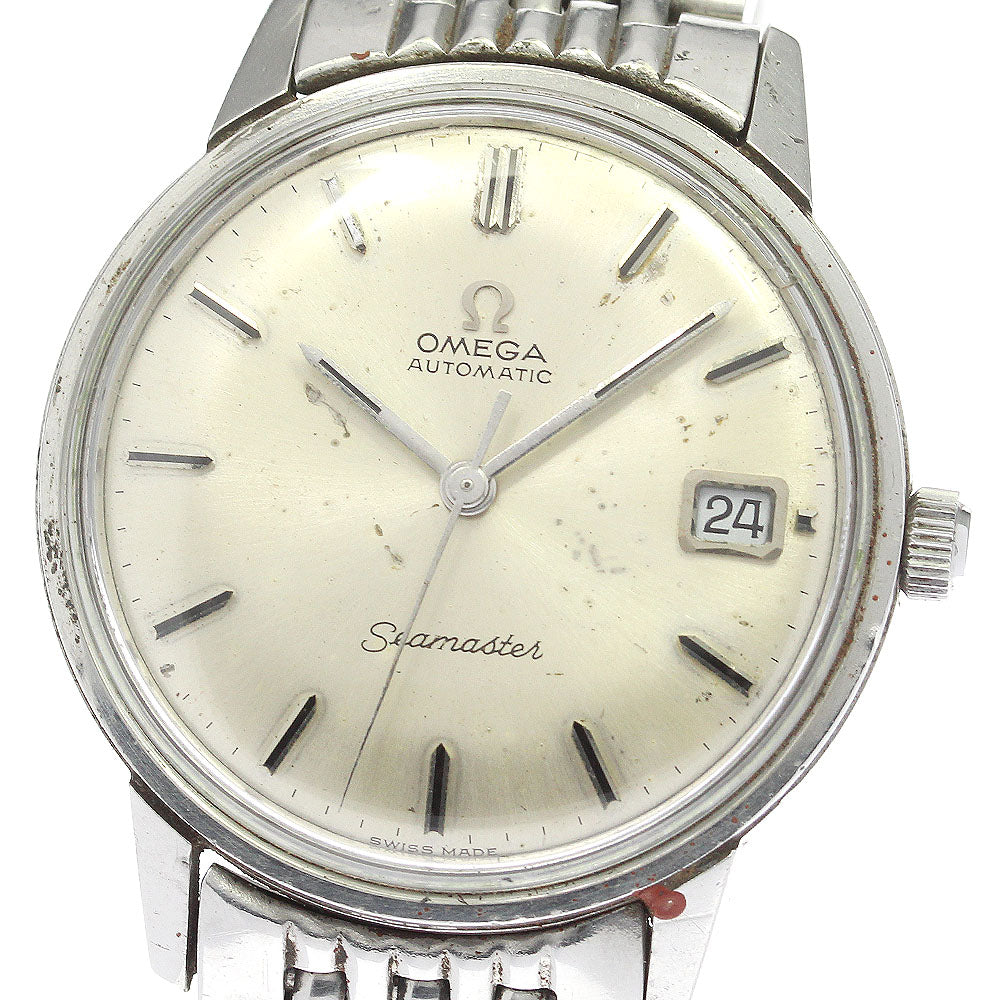 OMEGA Seamaster Ref.166.037 Cal.565 Date Rice Bracelet Silver Dial Automatic Men's Watch_764528