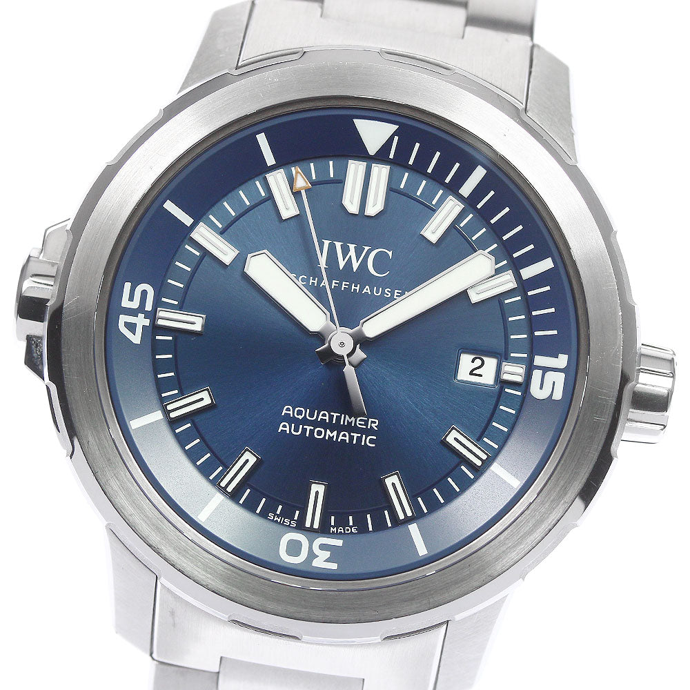 IWC SCHAFFHAUSEN Aqua timer IW329005 Navy Dial Automatic Men's Watch_764623