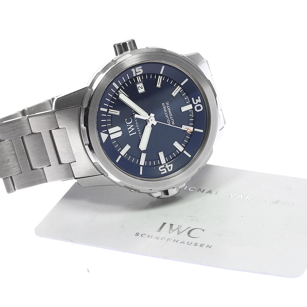 IWC SCHAFFHAUSEN Aqua timer IW329005 Navy Dial Automatic Men's Watch_764623