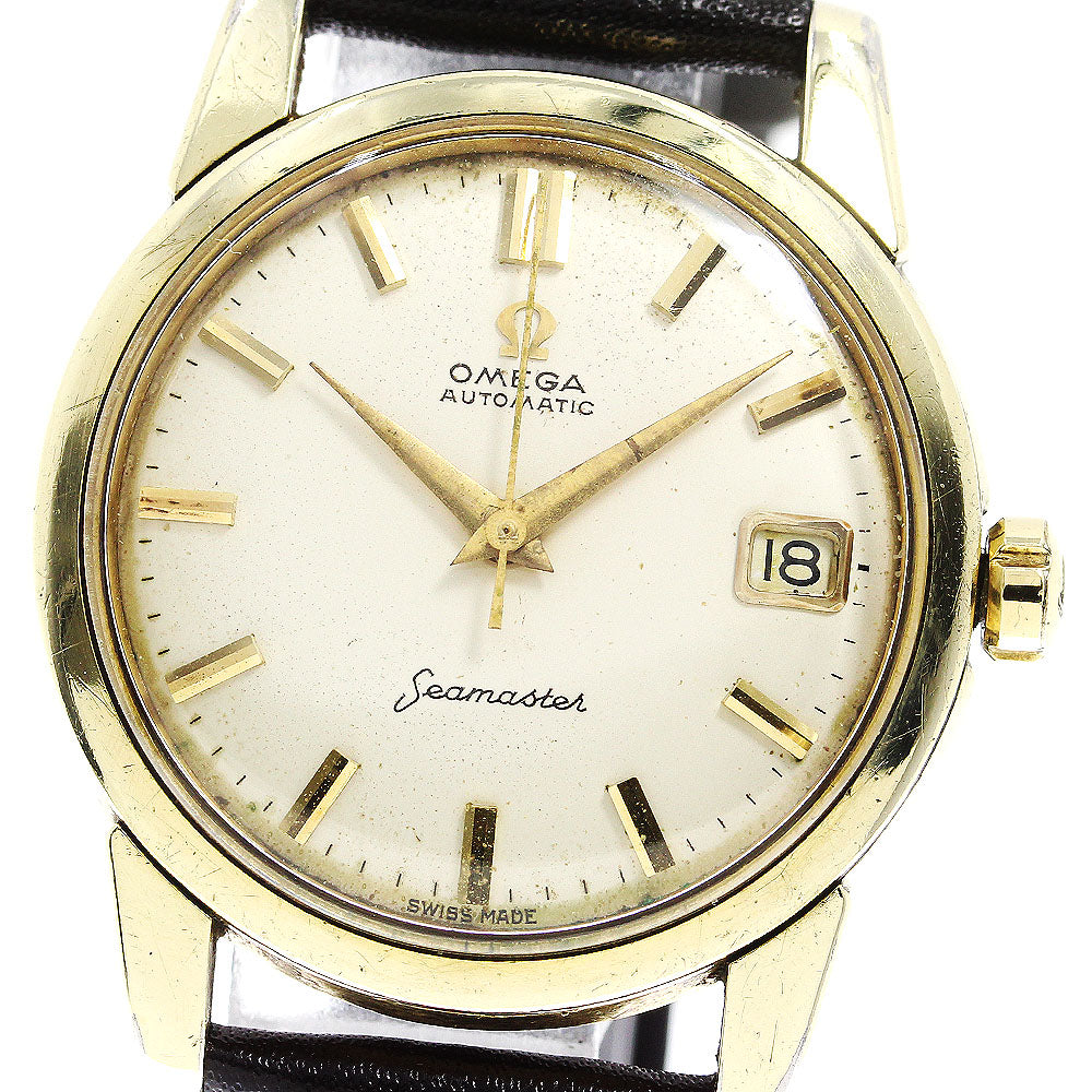 OMEGA Seamaster 2849 14SC Date Cal.503 Silver Dial Automatic Men's Watch_764737