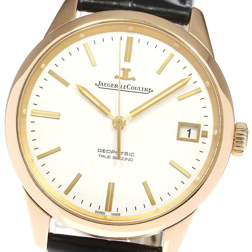 JAEGER-LECOULTRE Geophysical True Seconds Q8012520 Date Silver Dial Automatic Men's Watch_764941