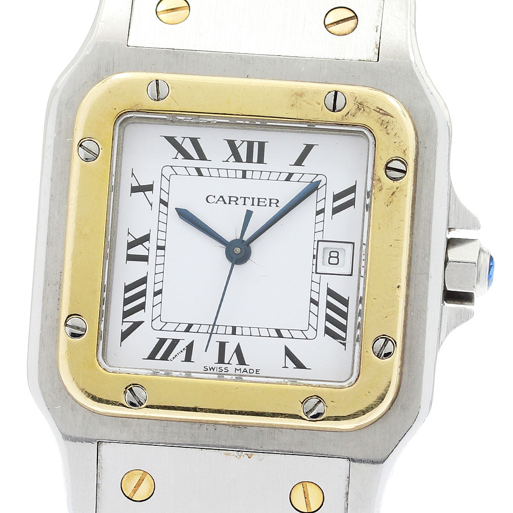 CARTIER Santos GalbeeLM 81036283 Date white Dial Automatic Men's Watch_765146