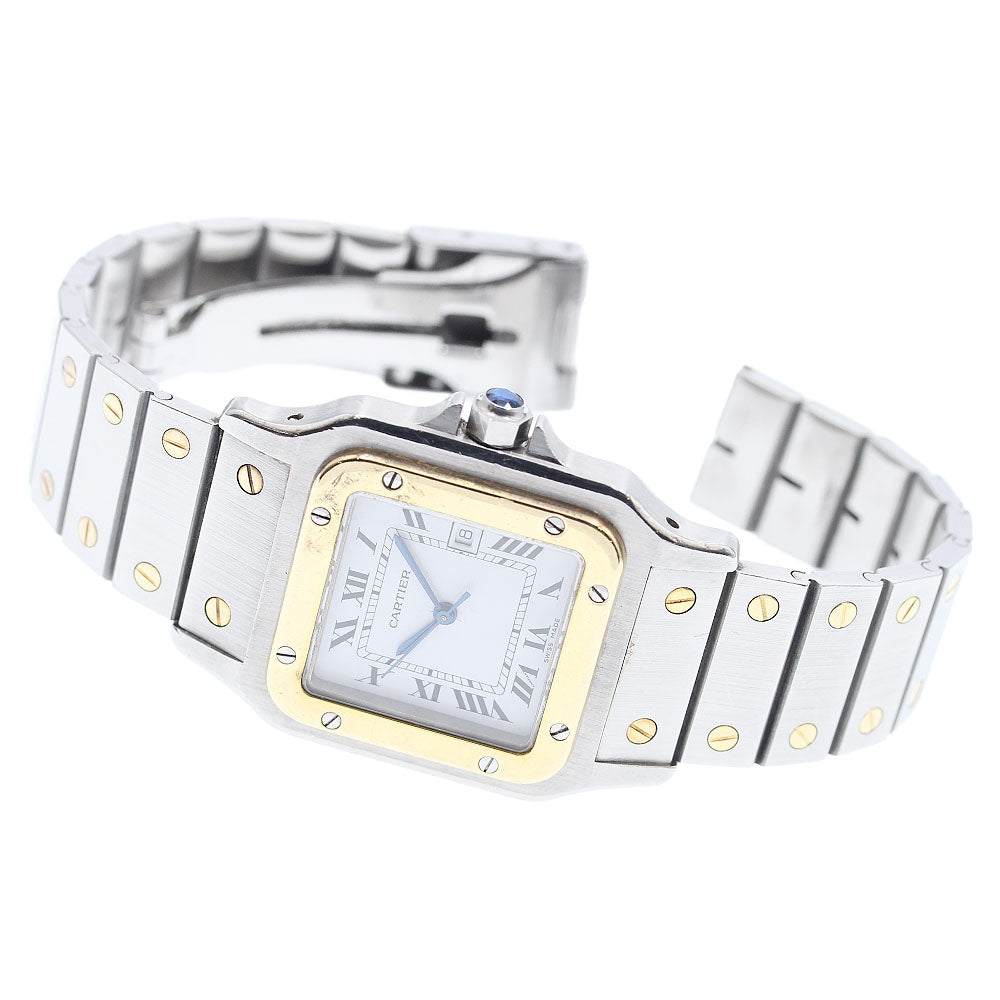 CARTIER Santos GalbeeLM 81036283 Date white Dial Automatic Men's Watch_765146