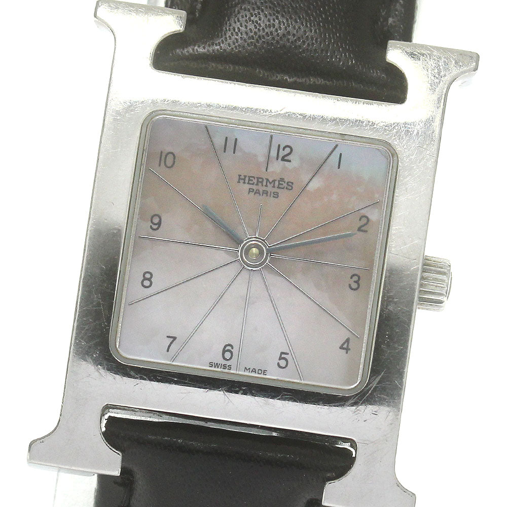 HERMES H watch HH1.210 Black shell Dial Quartz Ladies Watch_765422
