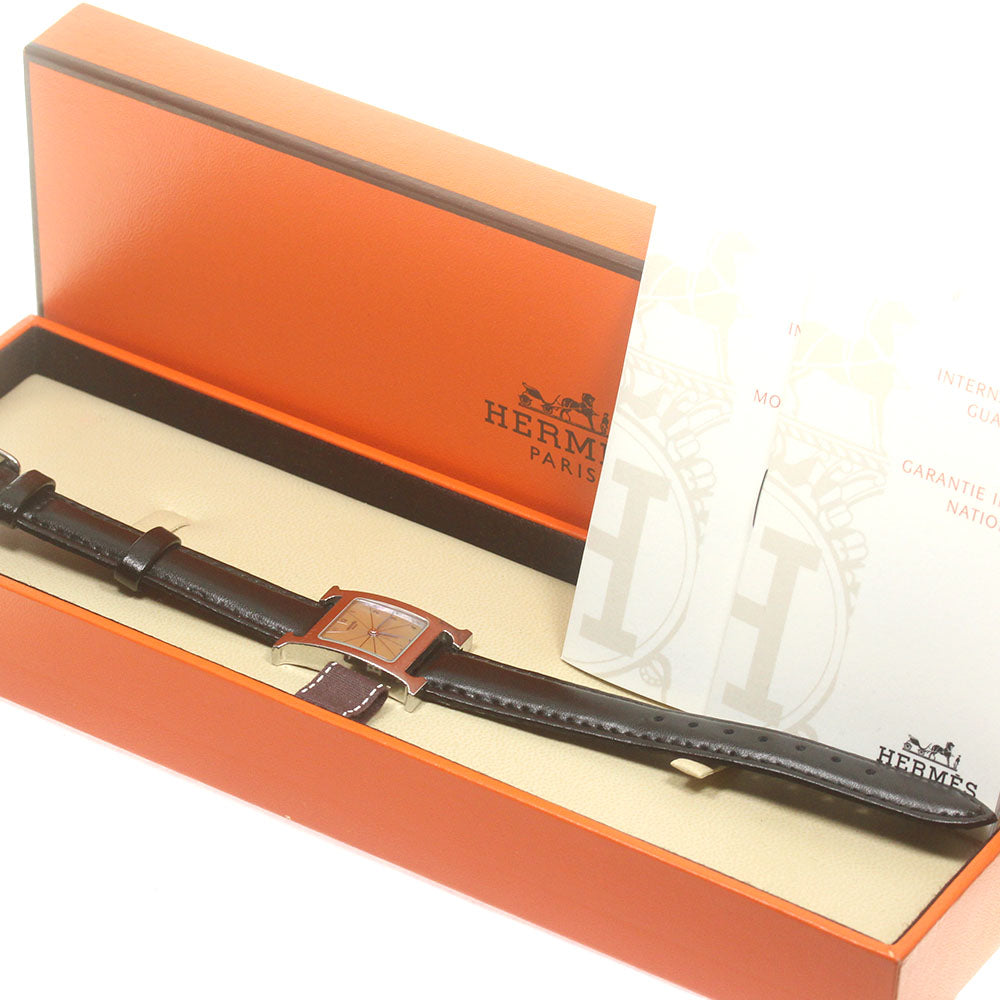 HERMES H watch HH1.210 Black shell Dial Quartz Ladies Watch_765422