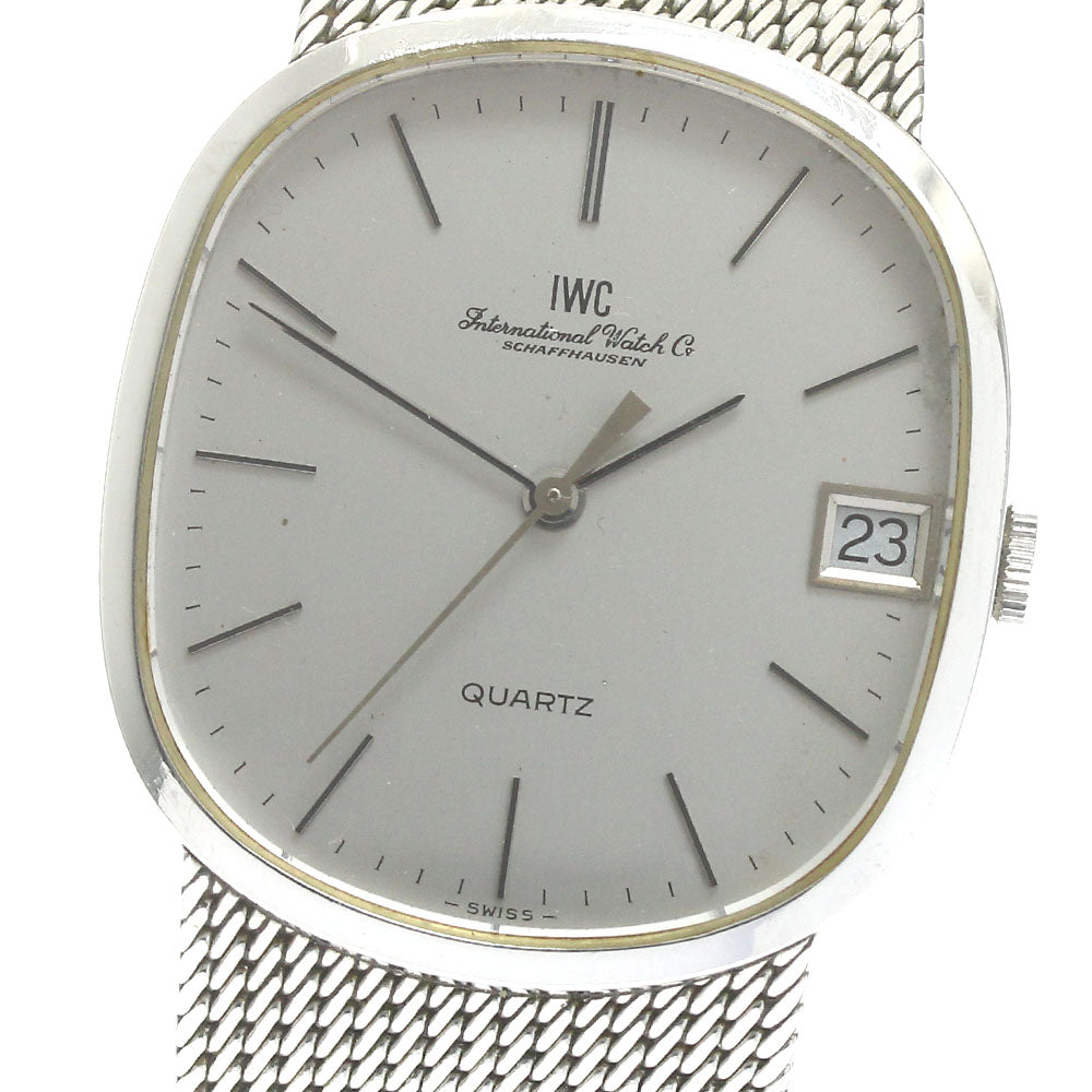 IWC SCHAFFHAUSEN Ref.3073 Silver Dial Quartz Men's Watch_765623