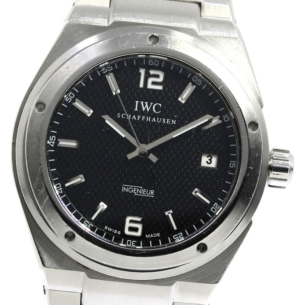 IWC SCHAFFHAUSEN Ingenieur IW322701 Date Black Dial Automatic Men's Watch_765746