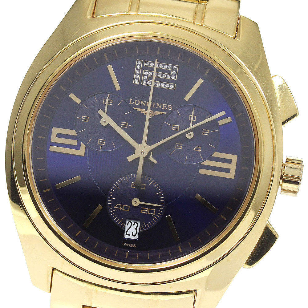 LONGINES Lungomare L3.633.2 Chronograph Blue Dial Quartz Men's Watch_765790