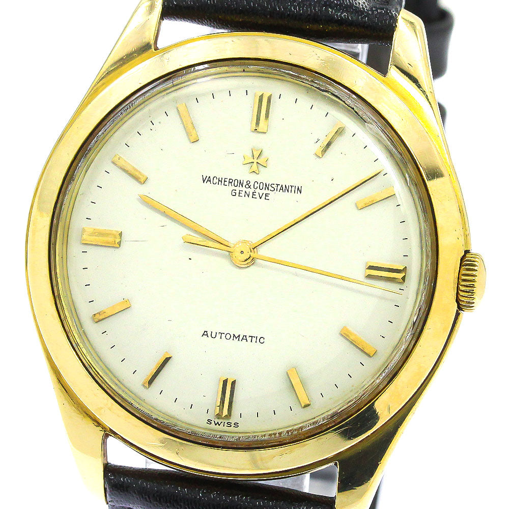 VACHERON CONSTANTIN 4870 Vintage K18YG cal.P1019/1 Silver Dial Automatic Men's Watch_766013