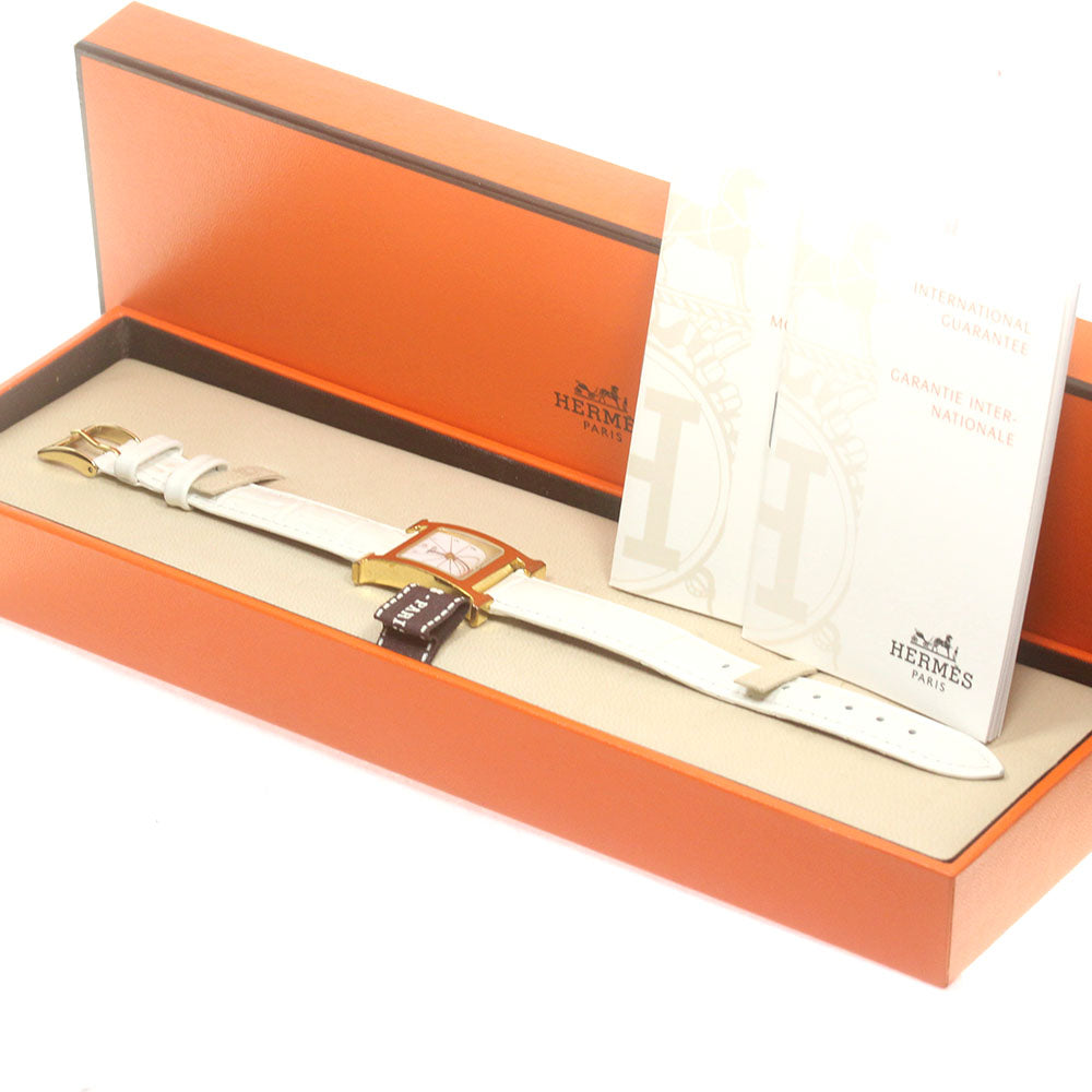 HERMES H watch HH1.201 white Dial Quartz Ladies Watch_766015
