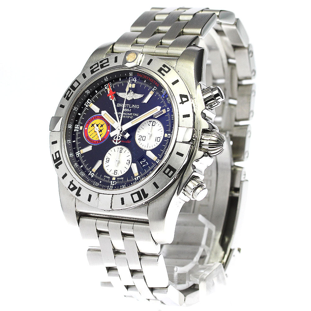 BREITLING Chronomat 44 GMT AB0420 Patrouille Swiss Limited Automatic Mens_766378