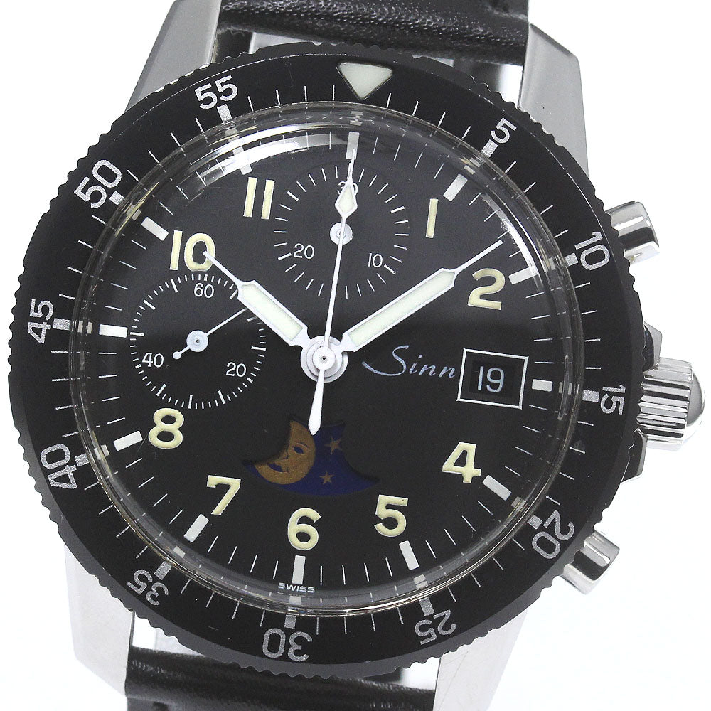 Sinn 103 Chronograph Moon Phase black Dial Automatic Men's Watch_766508