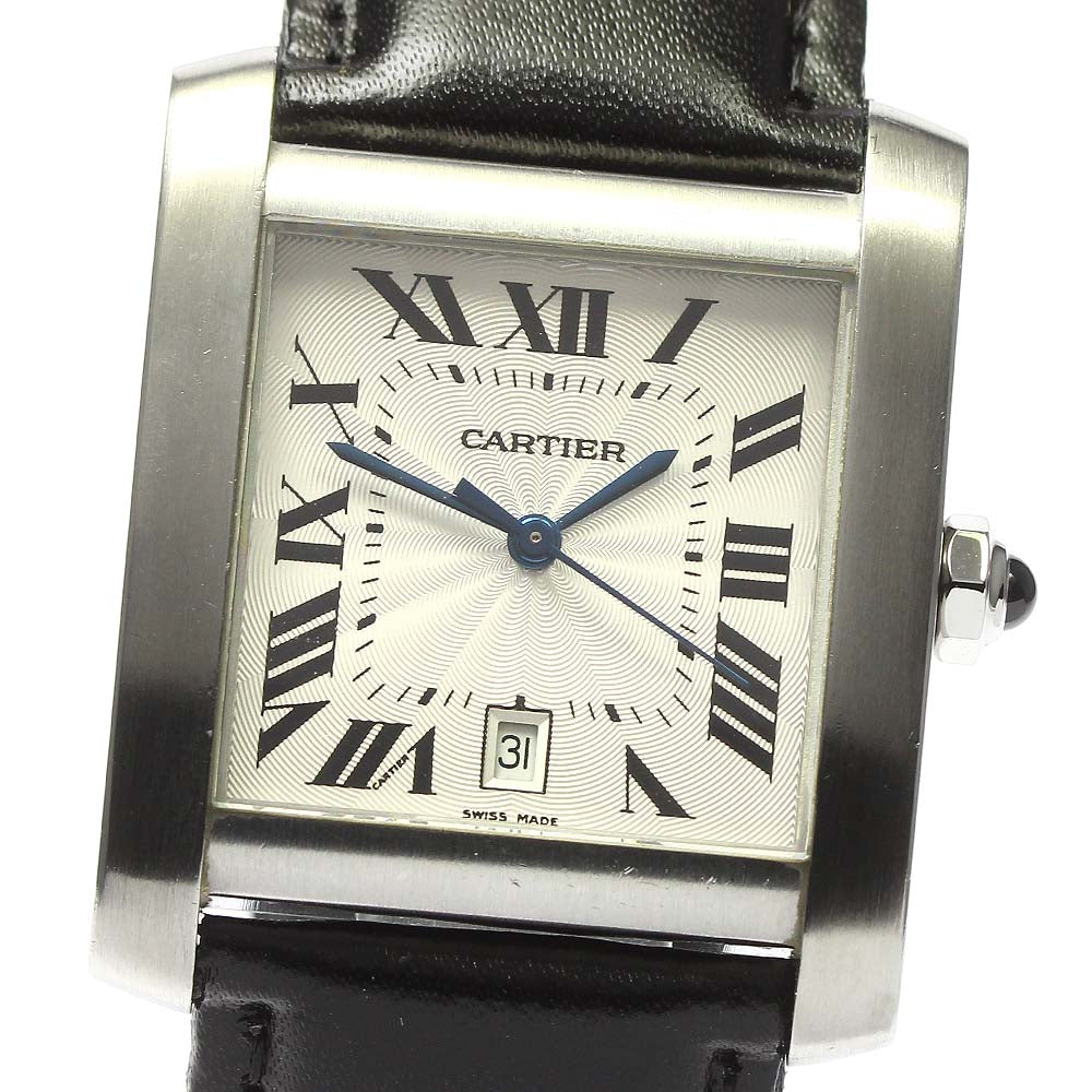 CARTIER Tank Francaise XXL W5101755 Silver Dial Automatic Men's Watch_766510