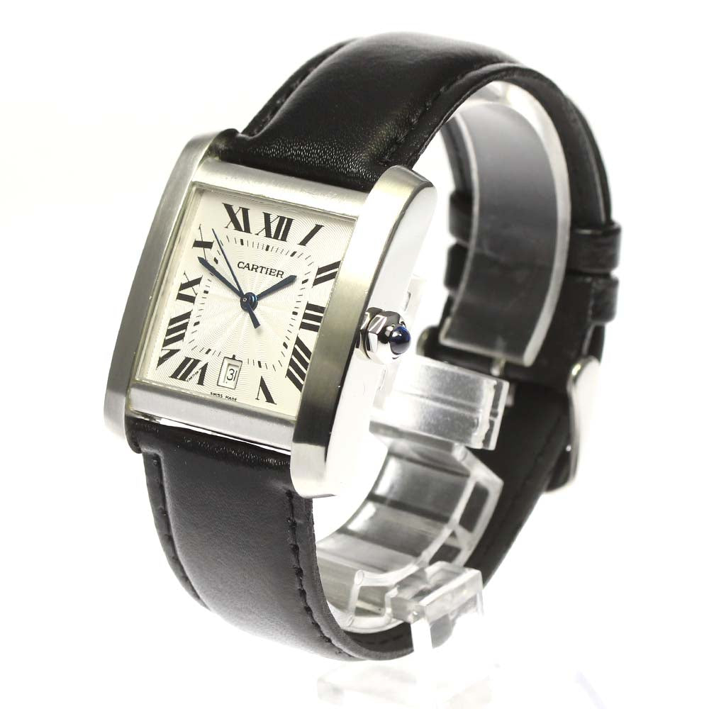 CARTIER Tank Francaise XXL W5101755 Silver Dial Automatic Men's Watch_766510
