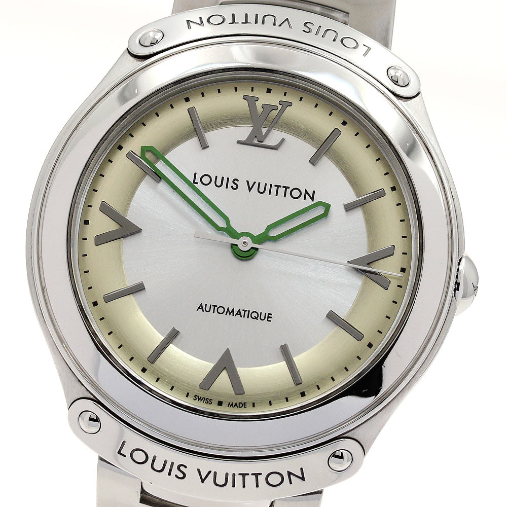 LOUIS VUITTON Fifty five Q6G22 Silver Dial Automatic Men's Watch_766544