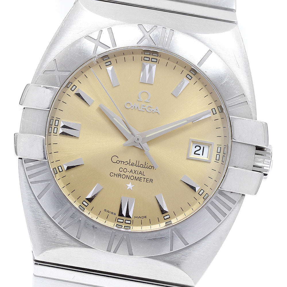 OMEGA Constellation 1503.10 Date gold Dial Automatic Men's Watch_766636