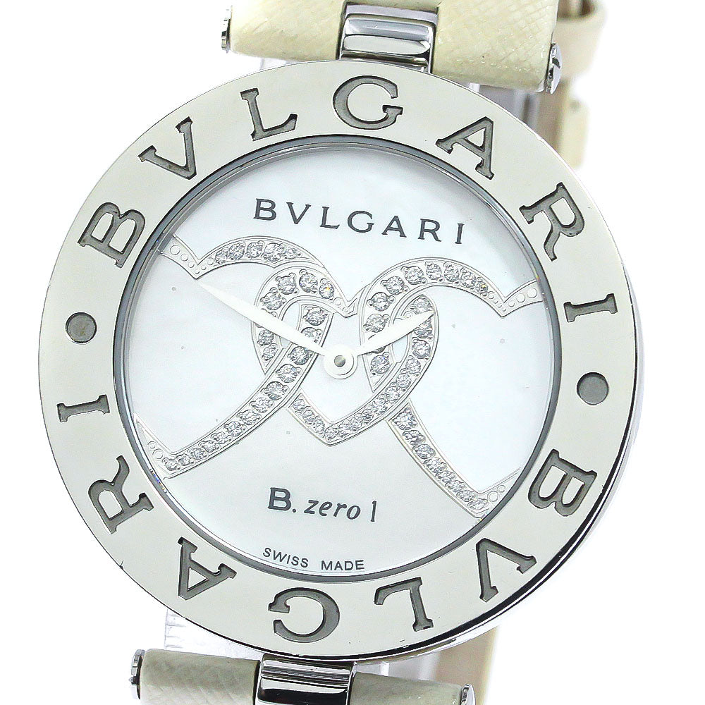 BVLGARI B-ZERO1 BZ35S Diamond heart White shell Dial Quartz Ladies Watch_766648