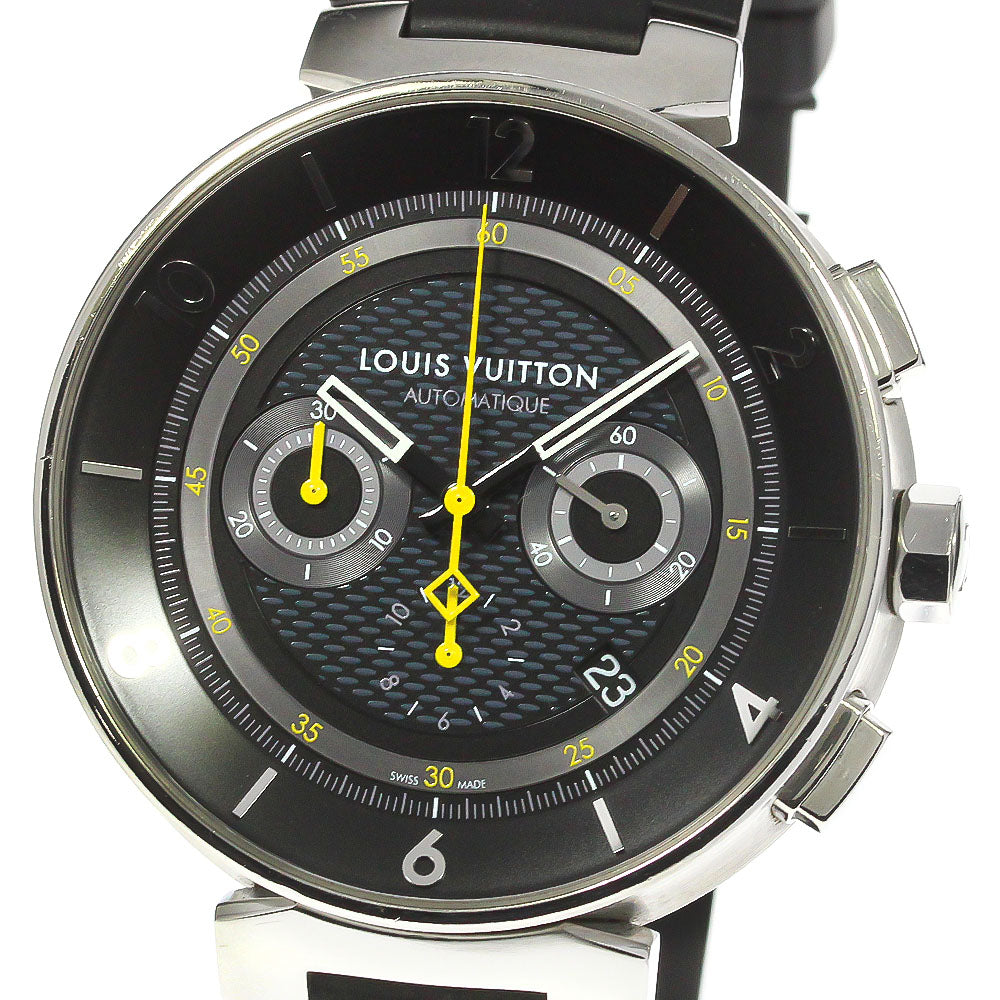 LOUIS VUITTON Tambour Moon Q8D40 Chronograph Date AT Men's Watch_767156