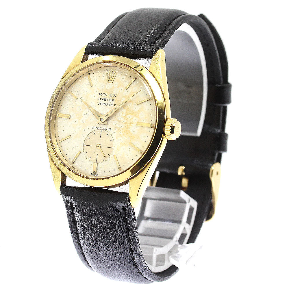 ROLEX Precision Oyster VERIFLAT 6512 K18YG cal.1000 Hand Winding Men's_767530