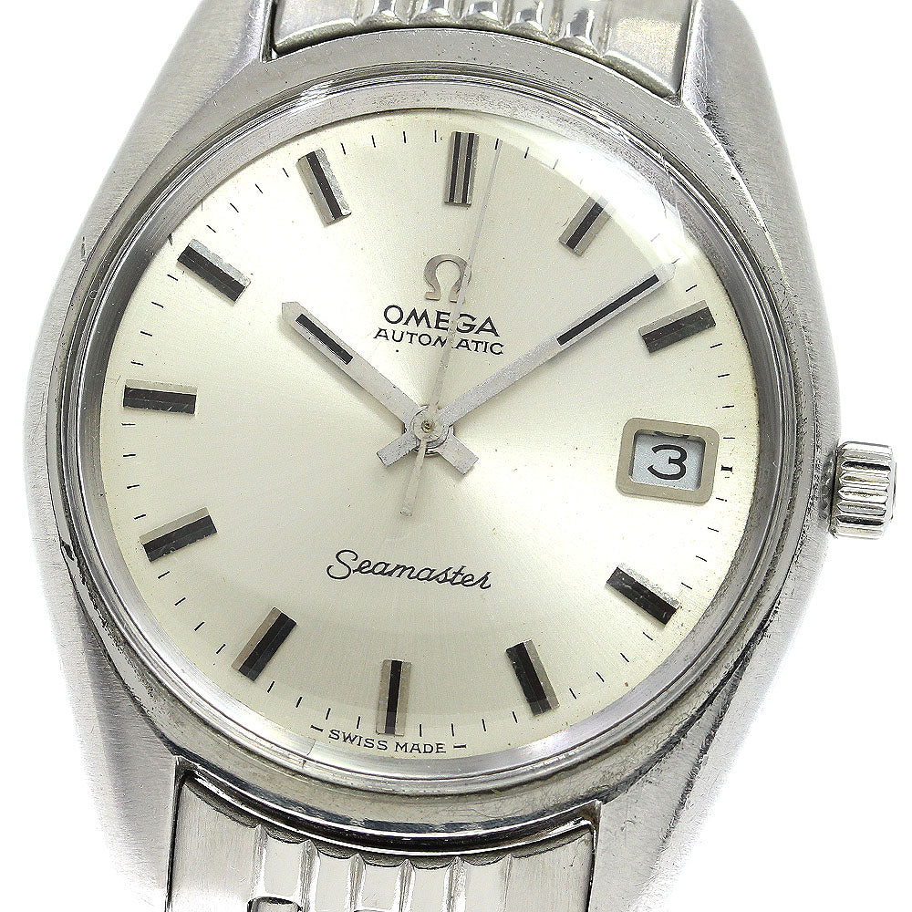 OMEGA Seamaster 166.067 Cal.565 Rice Bracelet Silver Dial Automatic Men's Watch_767756