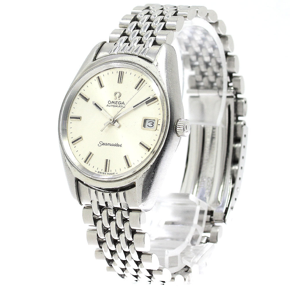 OMEGA Seamaster 166.067 Cal.565 Rice Bracelet Silver Dial Automatic Men's Watch_767756
