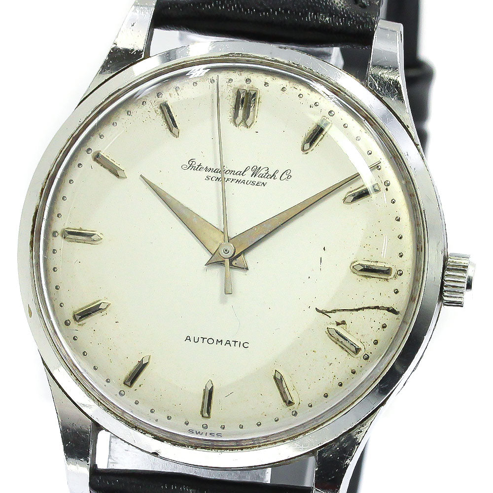 IWC SCHAFFHAUSEN Old Inter Cal.853 Silver Dial Automatic Men's Watch_767783