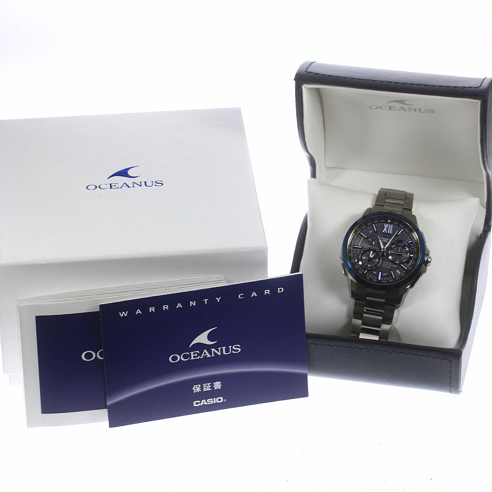 CASIO Oceanus OCW-G1000E-1AJF Limited to 2000 Solar Powered Radio Men's_767895