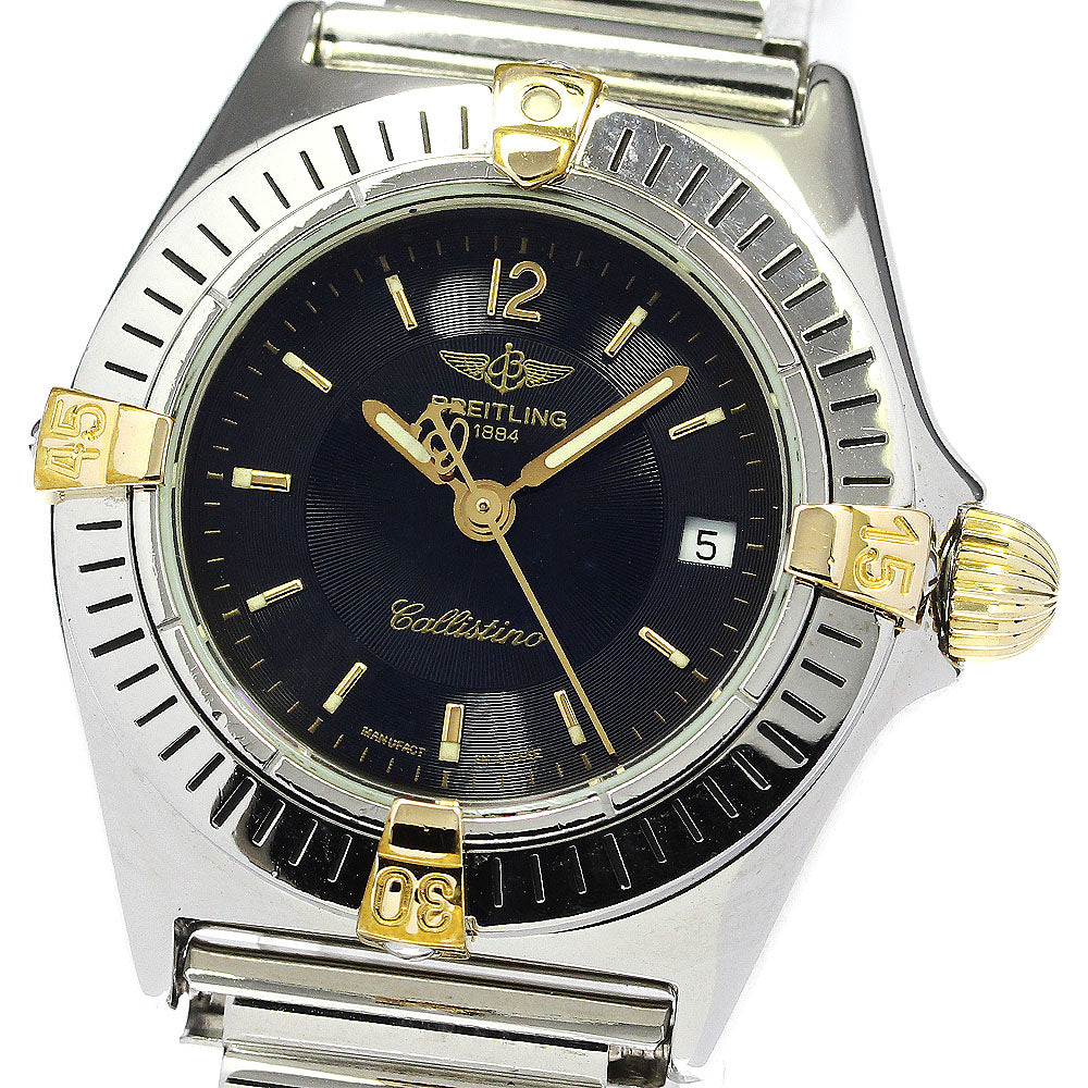 BREITLING Calistino B52044 black Dial Quartz Ladies Watch_767905