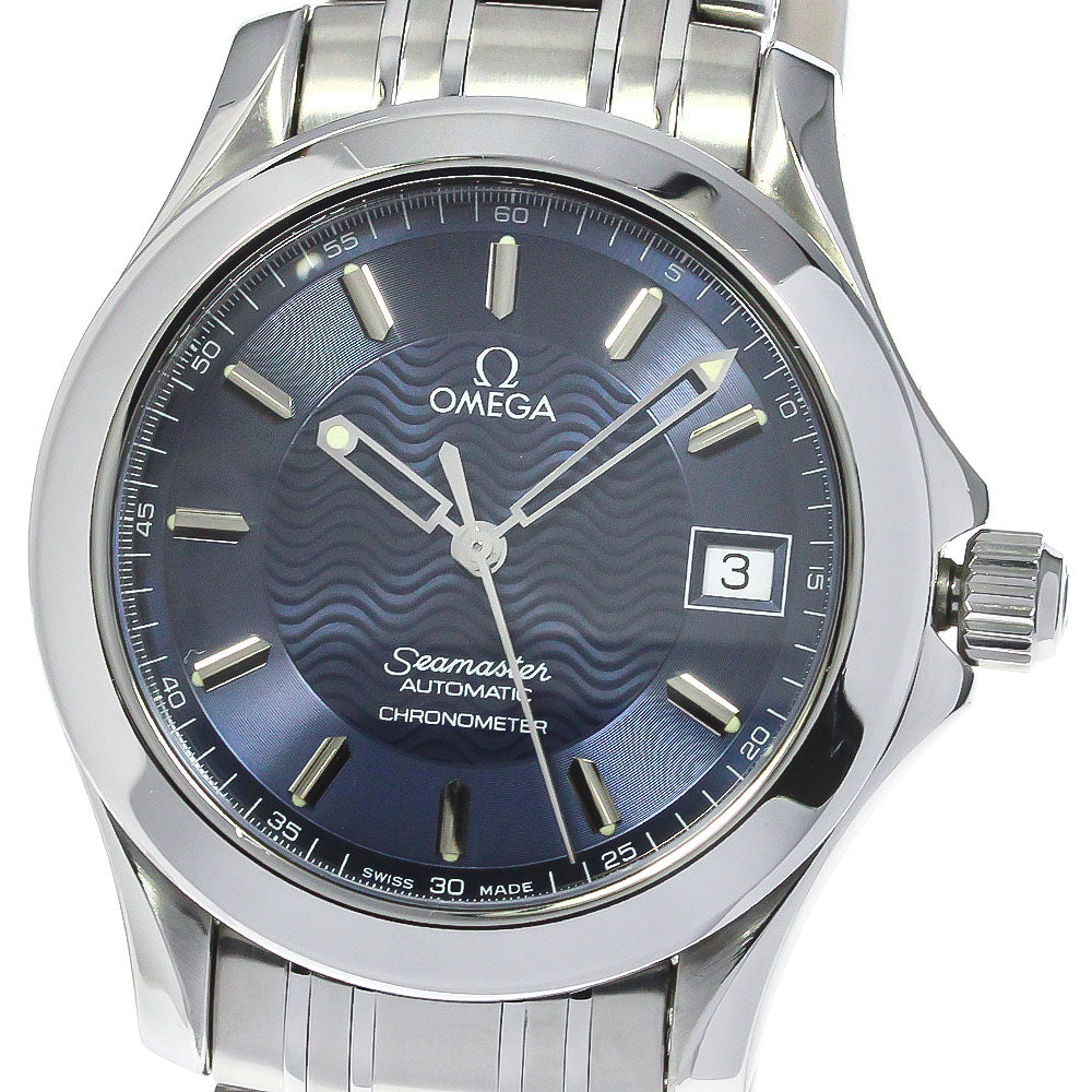 OMEGA Seamaster120 2501.89 Jacques Mayol 20th anniversary model Navy Dial Automatic Men's Watch_767929