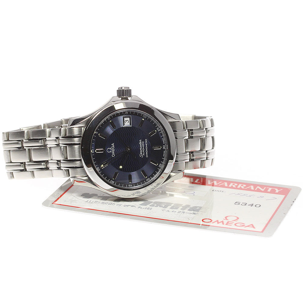 OMEGA Seamaster120 2501.89 Jacques Mayol 20th anniversary model Navy Dial Automatic Men's Watch_767929