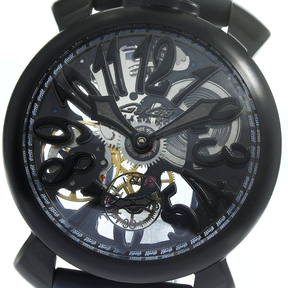 GaGa MILANO Manuale48MM 5312.01 Skeleton small seconds Hand Winding Men's_768037