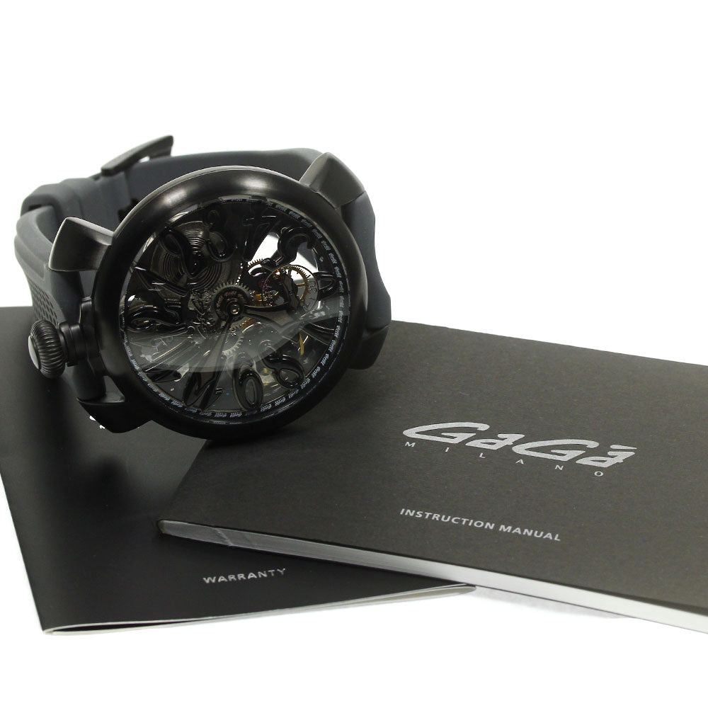 GaGa MILANO Manuale48MM 5312.01 Skeleton small seconds Hand Winding Men's_768037