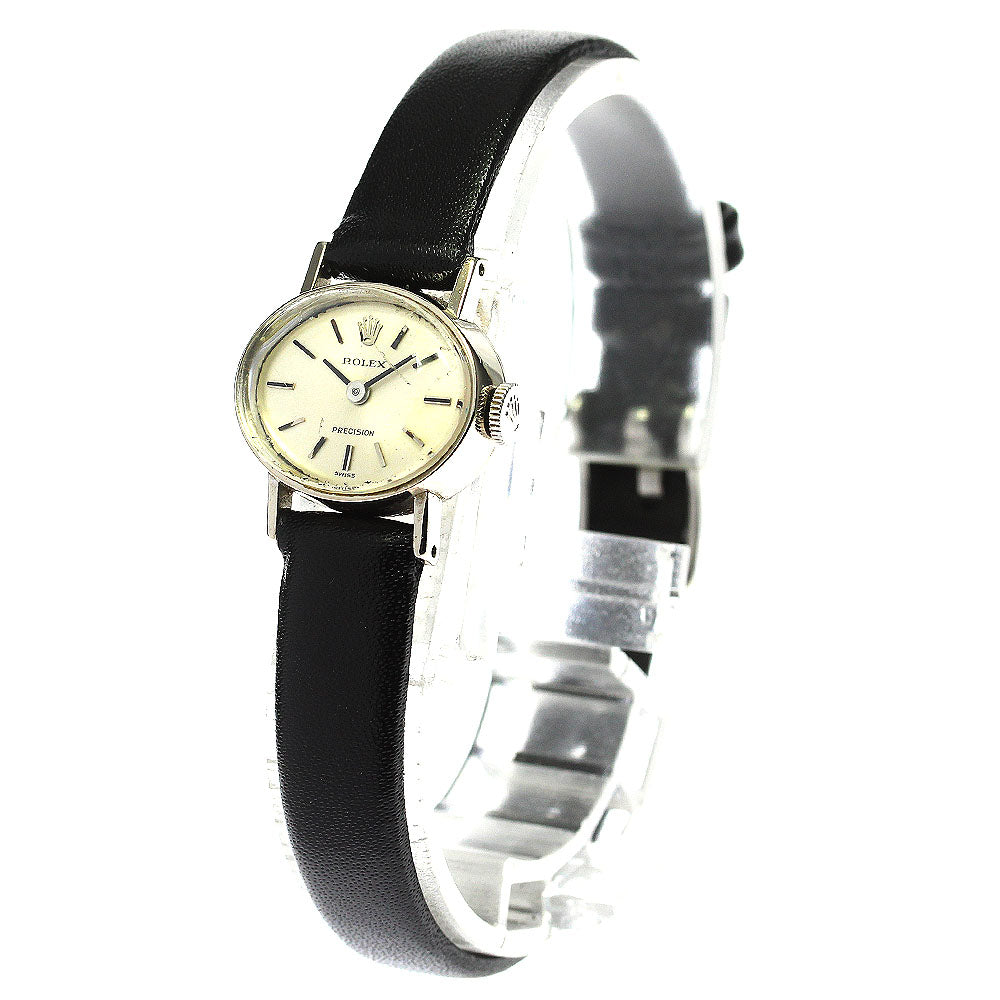 ROLEX Precision 2635 cal.1400 Silver Dial Hand Winding Ladies Watch_768921