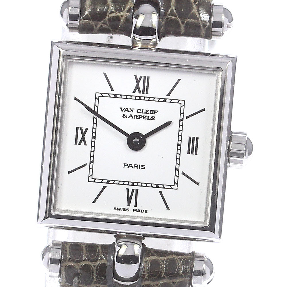 Van Cleef & Arpels Classic 522942 Square white Dial Quartz Ladies Watch_769334