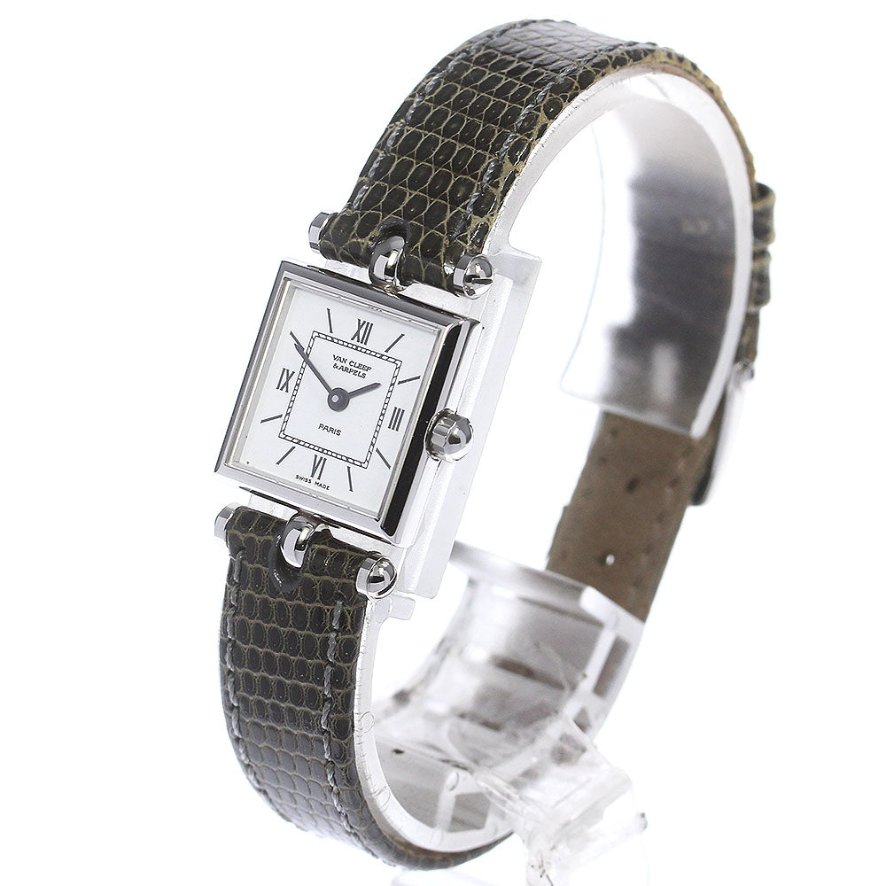 Van Cleef & Arpels Classic 522942 Square white Dial Quartz Ladies Watch_769334
