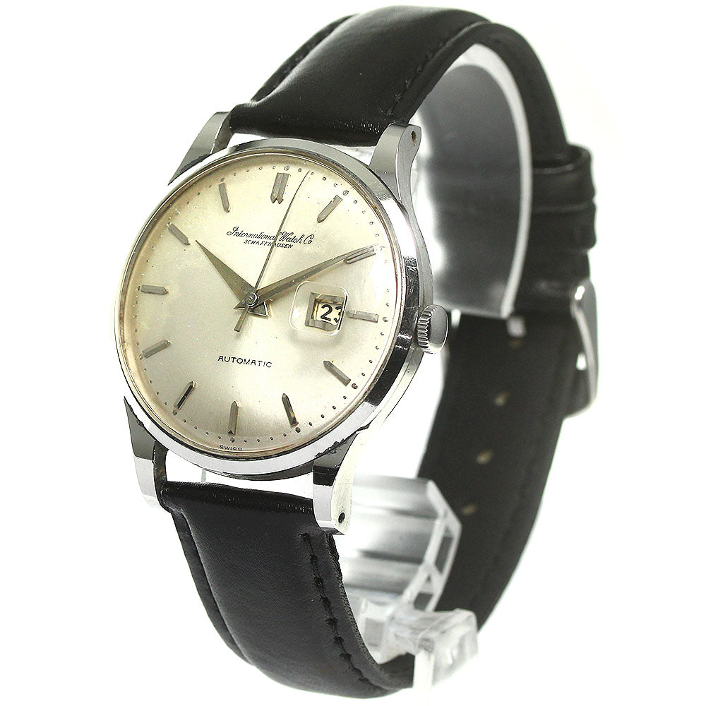 IWC SCHAFFHAUSEN Old Inter Date Silver Dial Automatic Men's Watch_769512
