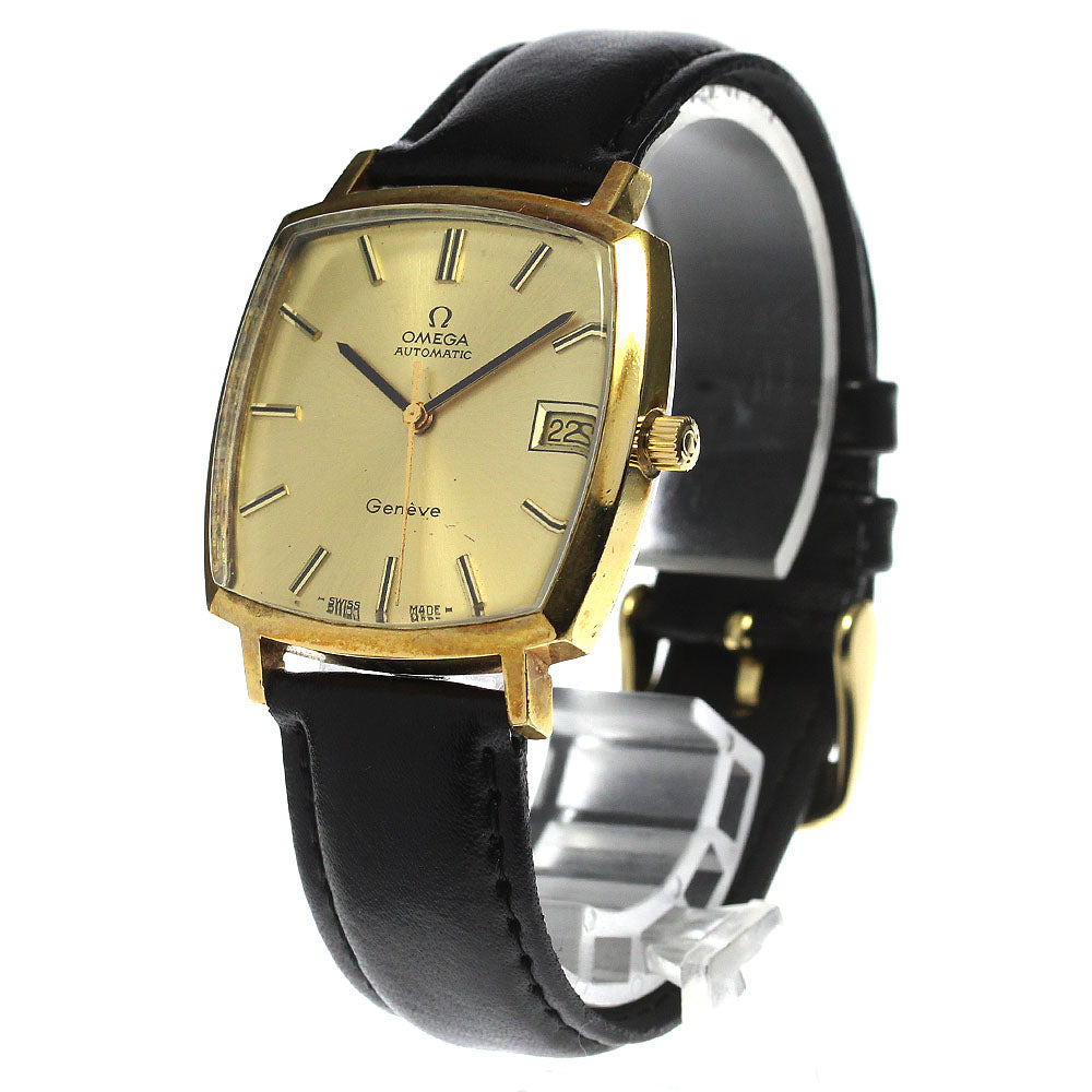 OMEGA Geneve Ref.162.0052 Square cal.1012 gold Dial Automatic Men's Watch_769536