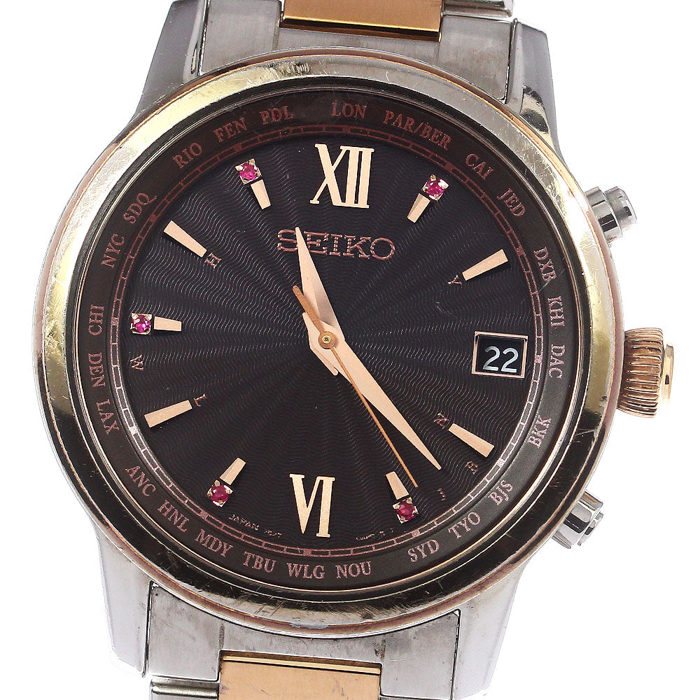 SEIKO Brights limited to 800 bottles SAGZ100 5P Ruby Brown Dial Men's_769593