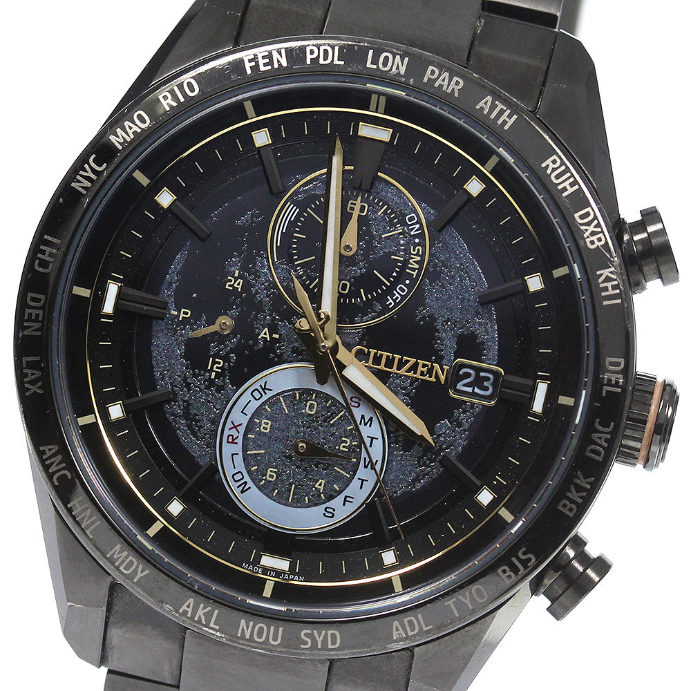 CITIZEN Atessa H800-T027199/AT8185-71E EcoDrive Solar Powered Radio Men's_769605