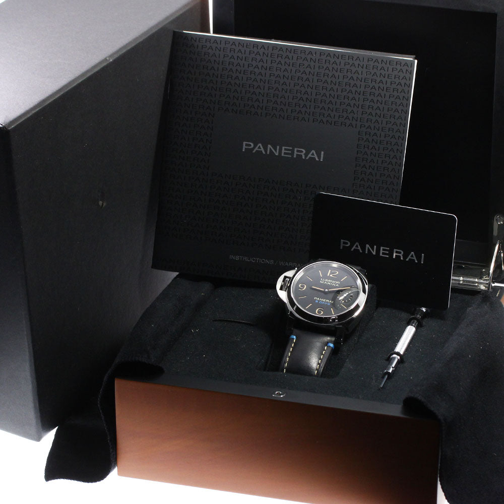 PANERAI Luminor Left Hand 8 Days Achaio PAM00796 Hand Winding Men's Watch_769658