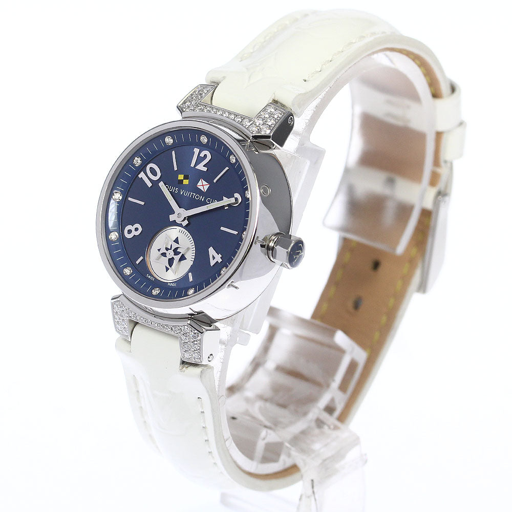 LOUIS VUITTON Tambour Lovely Cup Q12M4 Lug diamond 12P Quartz Ladies_770349