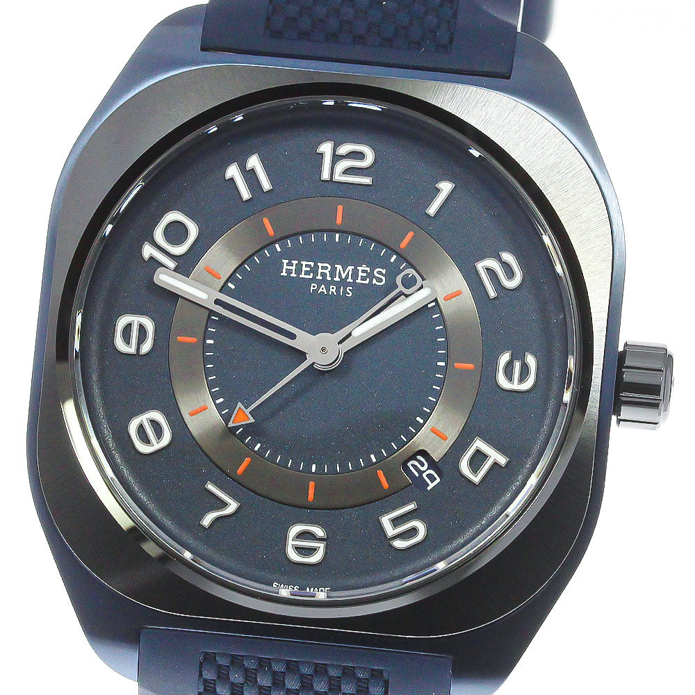 HERMES H08 SP1.744 Date Navy Dial Automatic Men's Watch_770871