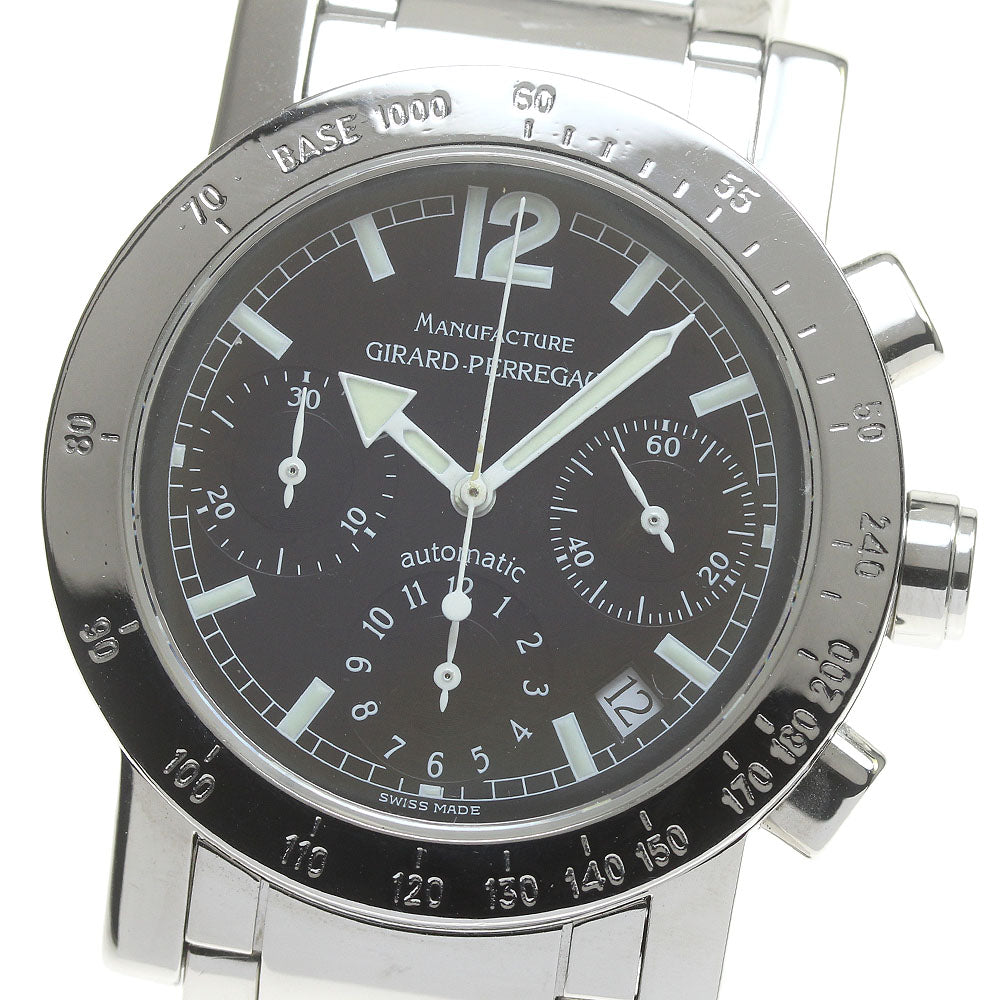 GIRARD PERREGAUX GP7000 7030 Chronograph Black dial Automatic Men's Watch_770903
