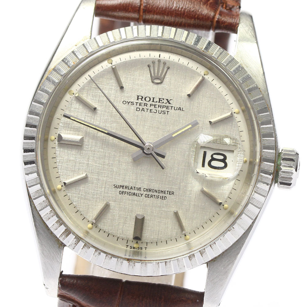 ROLEX DATEJUST 1603 cal.1570 Silver Dial Automatic Men's Watch_771000