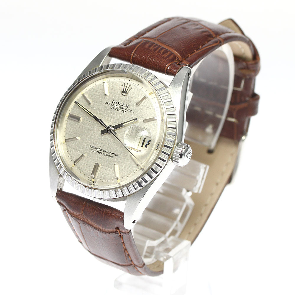 ROLEX DATEJUST 1603 cal.1570 Silver Dial Automatic Men's Watch_771000
