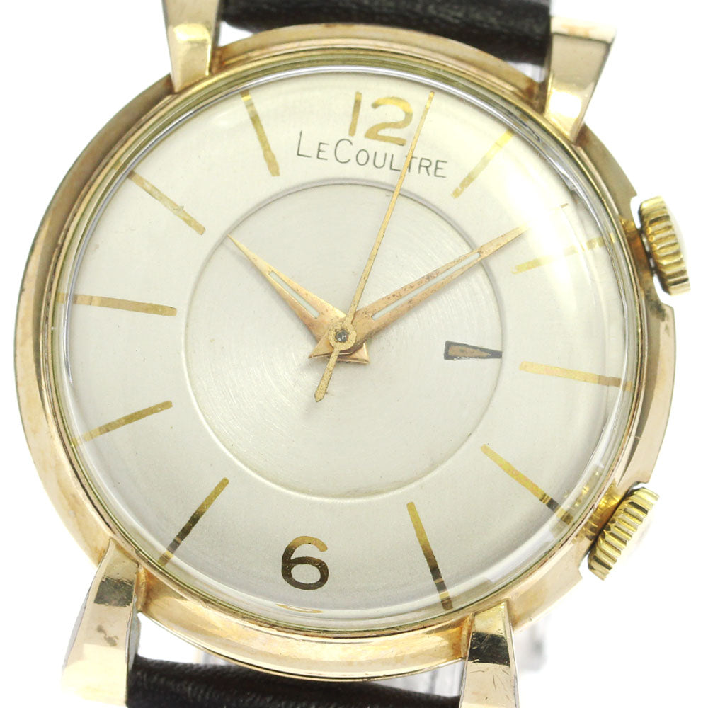 JAEGER-LECOULTRE Memo Box cal.K814 Silver Dial Hand Winding Men's Watch_771393