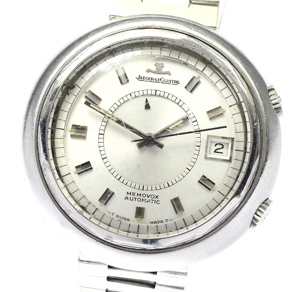 JAEGER-LECOULTRE Memovox Snowd E877 alarm Silver Dial Automatic Men's Watch_771536